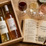 Abonnement vin 3 bouteilles : trois bouteilles sur table