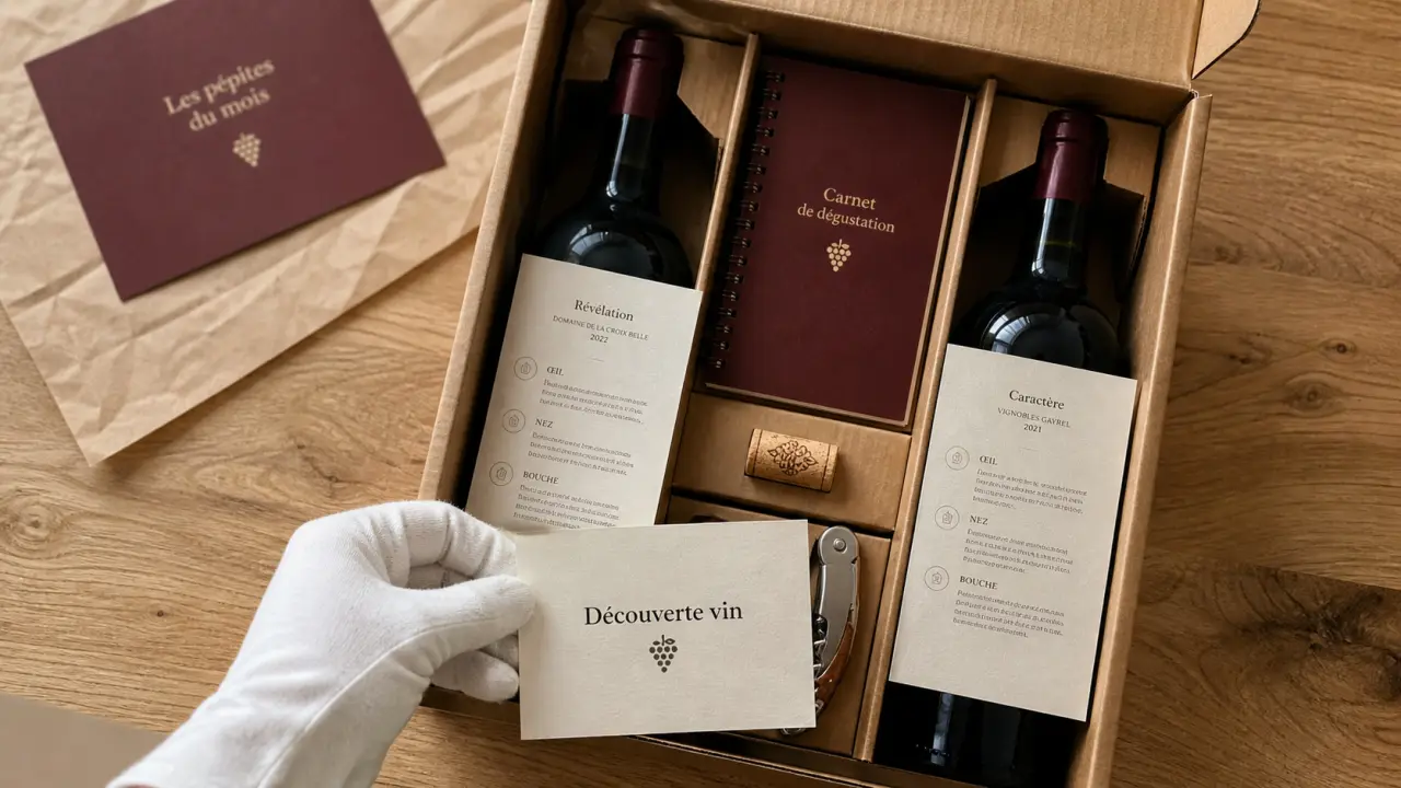 Abonnement vin : box découverte avec bouteilles