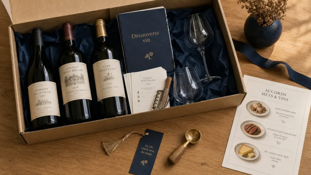 Abonnement vin débutant : 2 à 3 bouteilles et dégustation