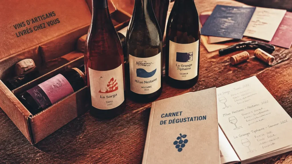 avis chais d’œuvre : box vin ouverte et carnet de dégustation