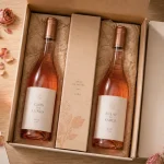 Box vin rosé : coffret cadeau de box vin rosé, rosé en bouteilles