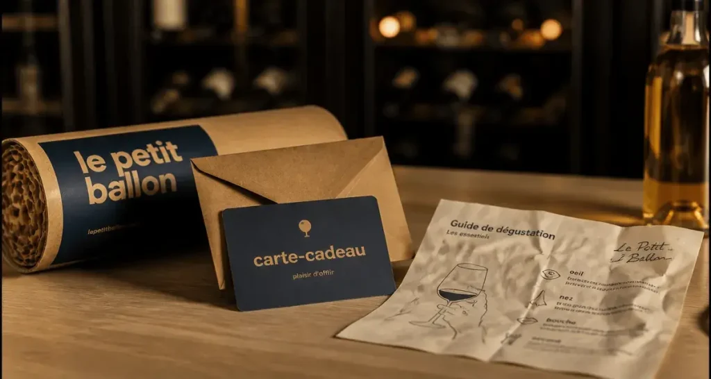 carte cadeau le petit ballon : guide de dégustation et abonnement vin