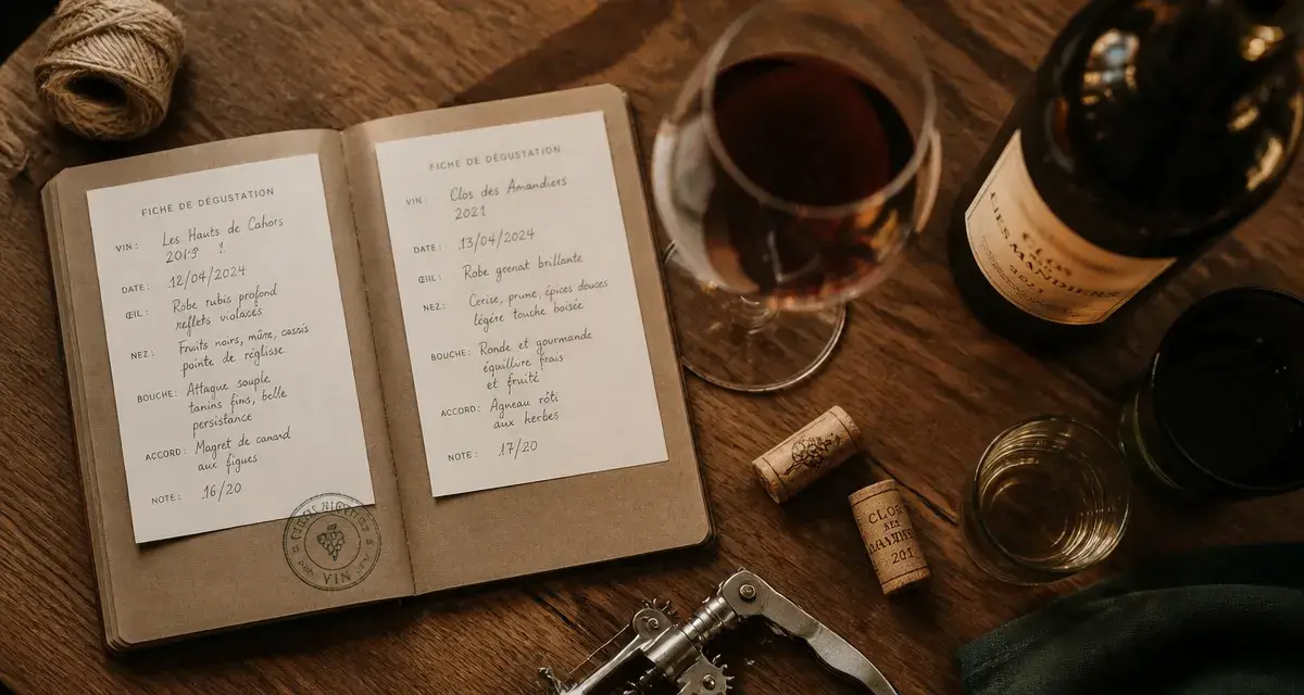 Le petit ballon trois fois vin : carnet et verres de dégustation
