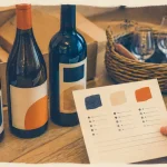 lepetitballon : bouteilles et fiche de dégustation