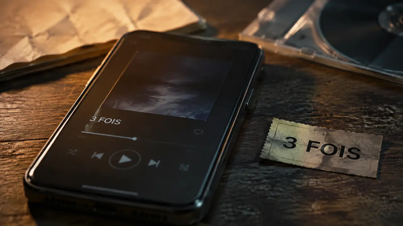 3fois : clip officiel et single 3 minutes sur smartphone