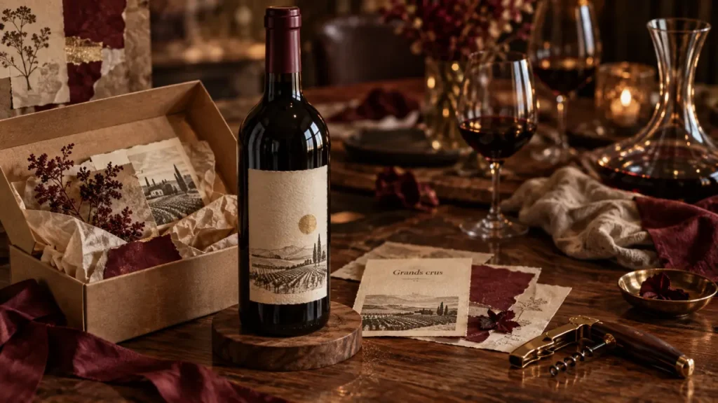 Abonnement vin grand cru : bouteille et coffret de prestige