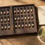 aromes du vin coffret ouvert avec livret et roue des arômes