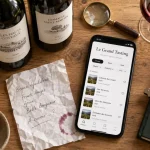 Bettane et Desseauve application pour trouver un vin et filtrer par prix, avec accords