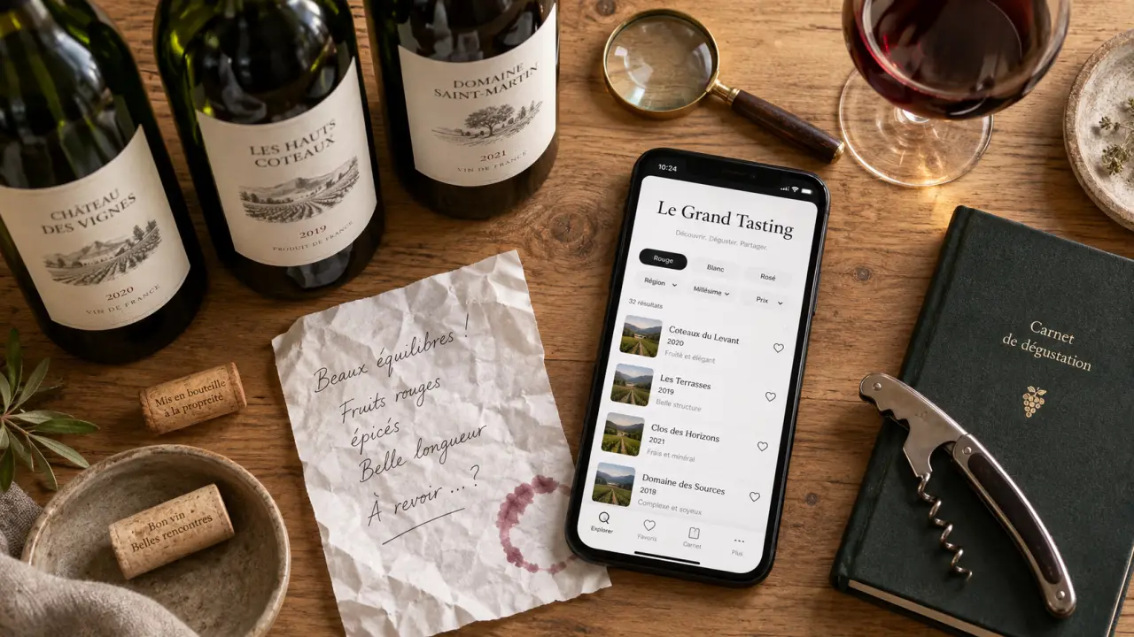 Bettane et Desseauve application pour trouver un vin et filtrer par prix, avec accords