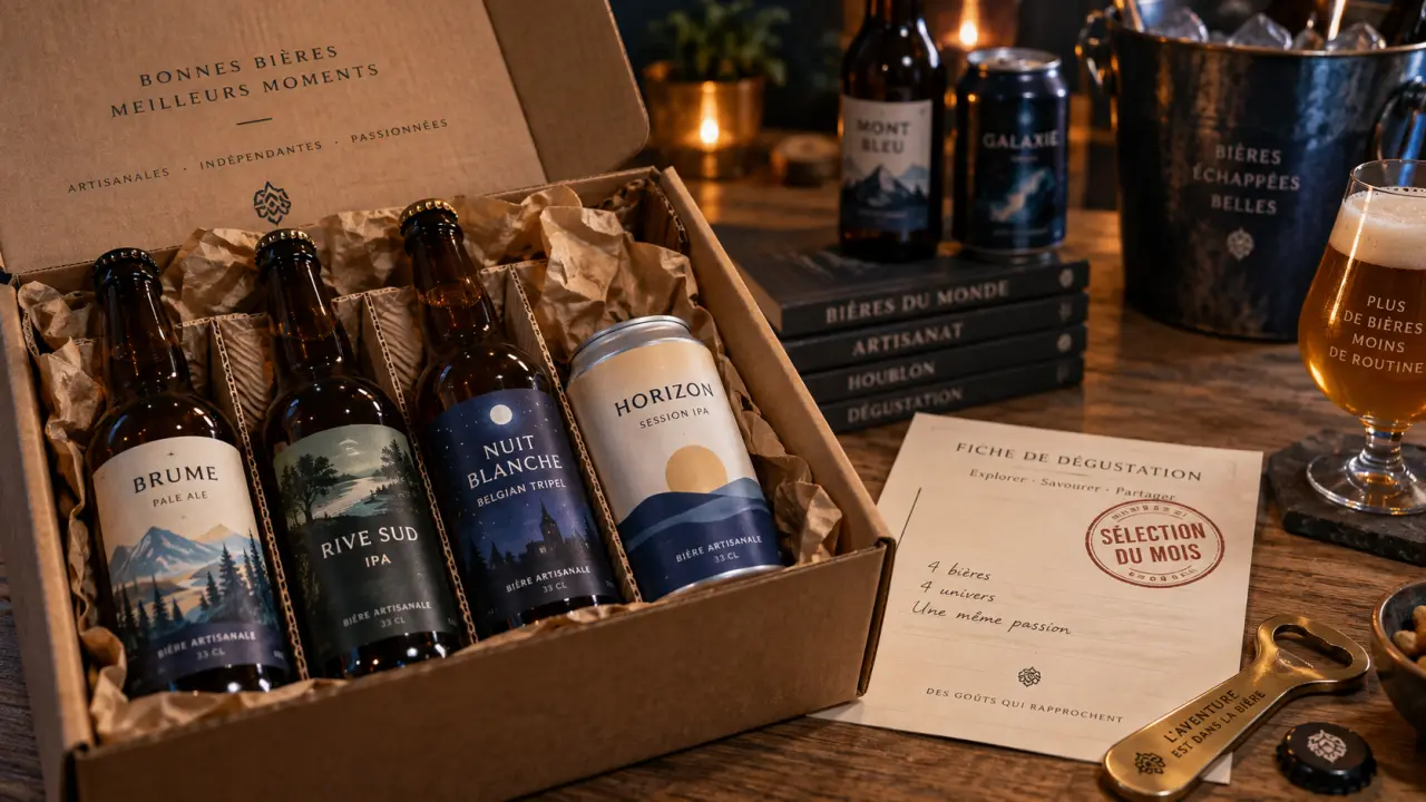 Box biere ouverte : mensuel, IPA ou cadeau