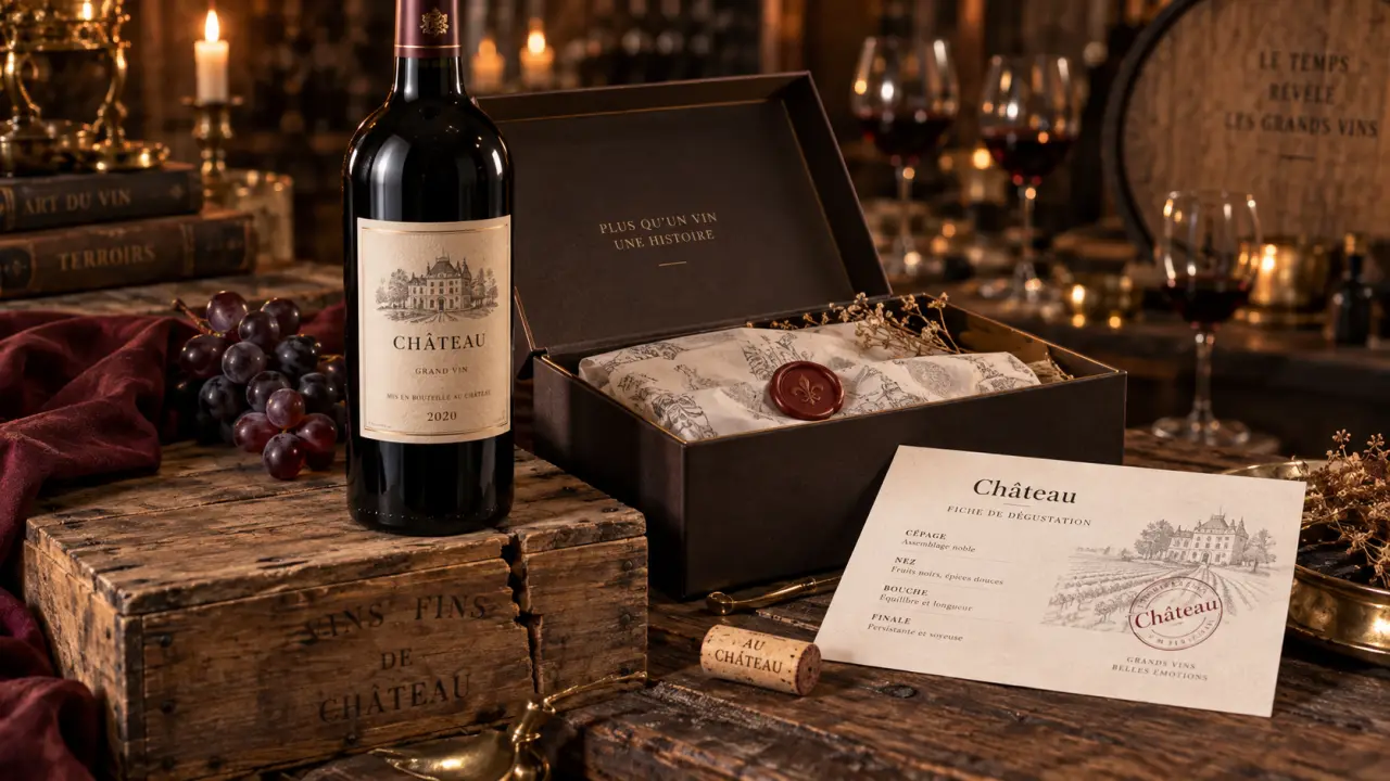 Box chateau : coffret de domaine, prix et fiche de dégustation