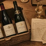 Coffret cadeau degustation vin bourgogne : bouteilles et verres de dégustation