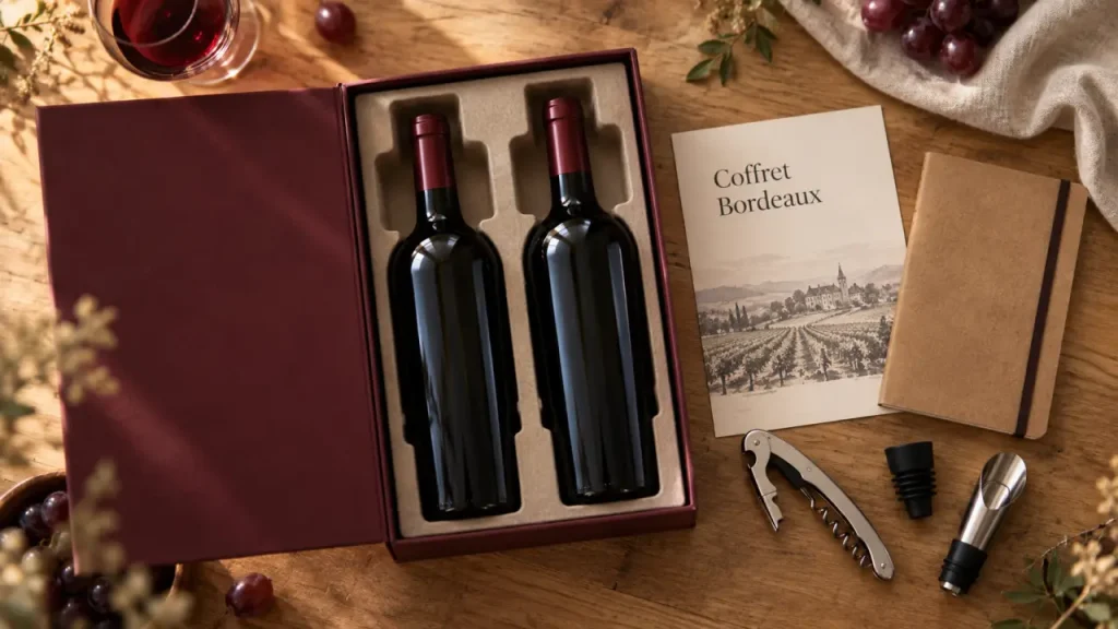 Coffret cadeau vin Bordeaux : éviter la belle boîte qui déçoit à l’ouverture