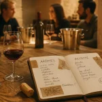 Cours oenologie : dégustation vin rouge et notes aromes en atelier