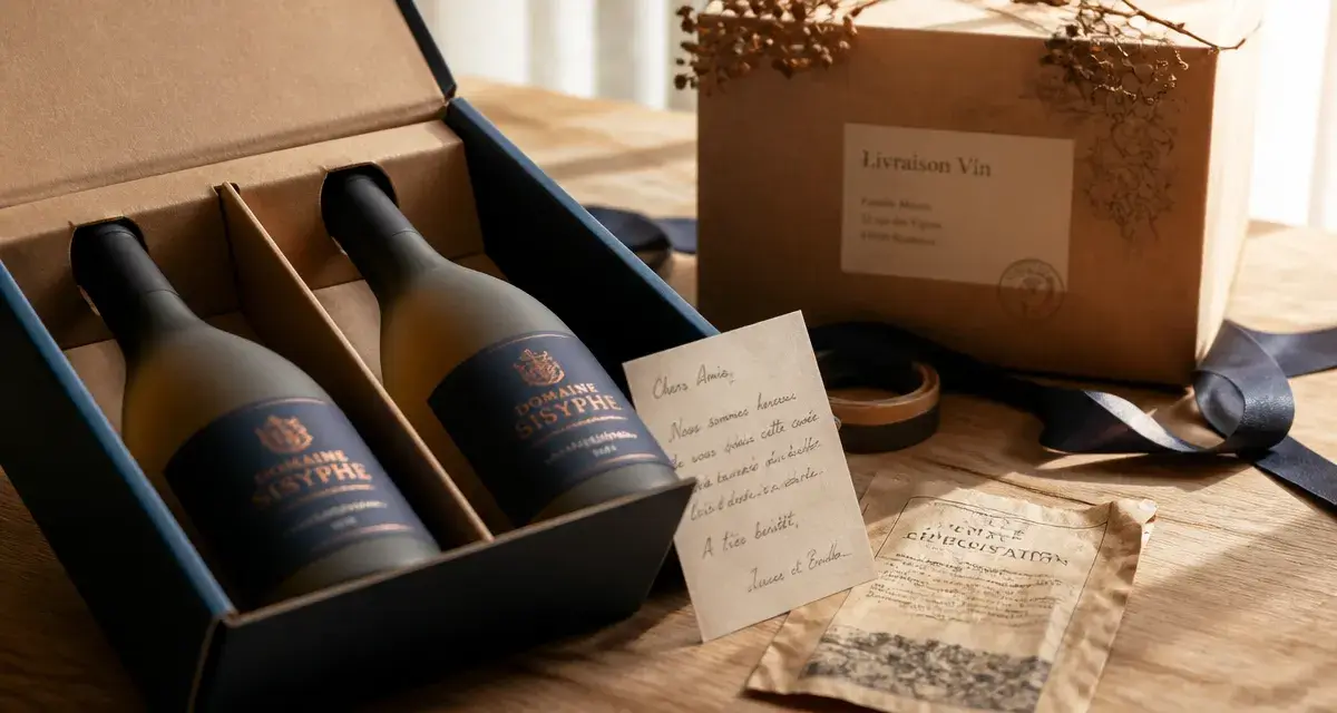Livraison vin à domicile cadeau : vérifier l’adresse avant l’envoi