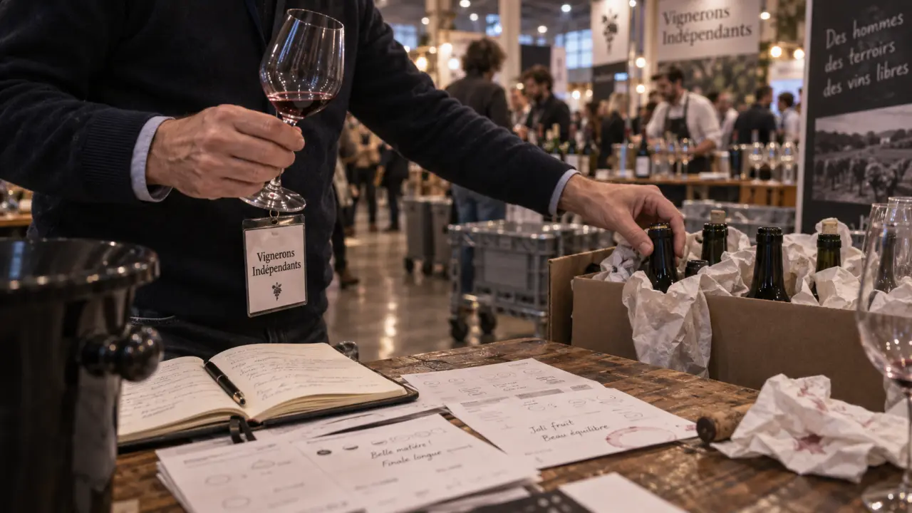 Vigneron indépendant paris à Champerret : dégustation en direct