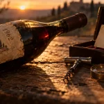 Vin 1962 cadeau : bouteille millésimée fragile, étiquette craquelée