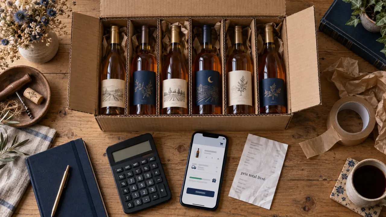 Vin en ligne livraison gratuite : seuils box et frais de livraison