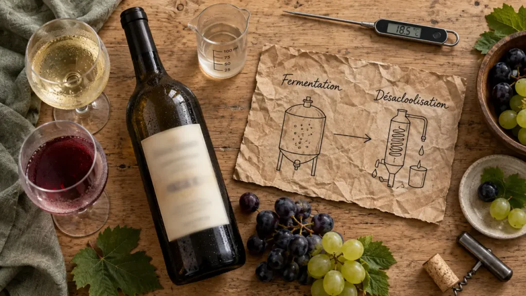 Vin sans alcool bio : taux, fabrication et cuvée