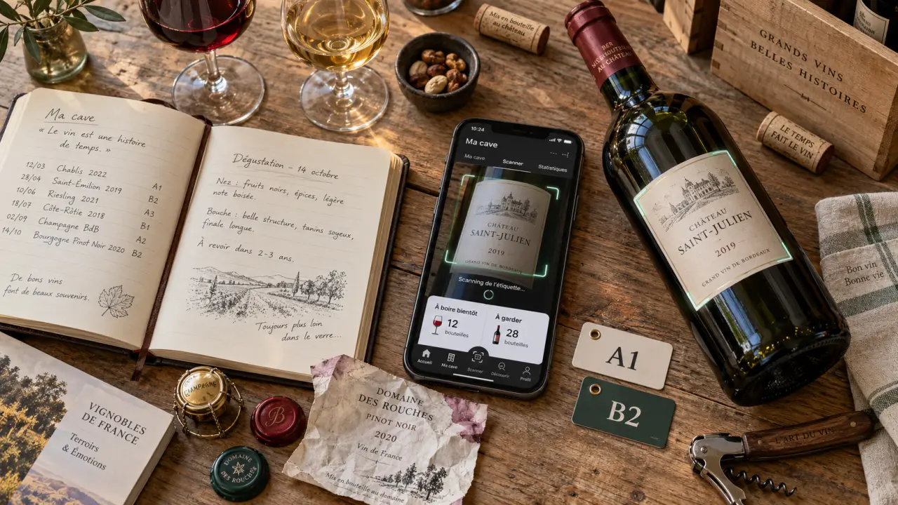 Comparatif application gestion cave à vin : scan d’étiquette sur smartphone