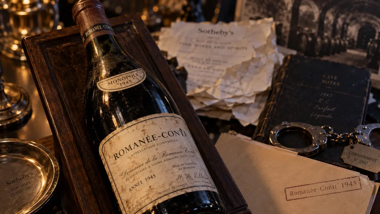 Les 10 vins les plus cher du monde : Romanée-Conti 1945