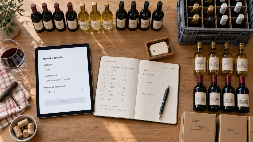 Meilleure application gestion cave a vin : scan et suivi des achats sur tablette