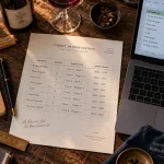 Tableau excel gestion cave à vin pour suivre les bouteilles