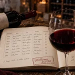 Tableau millésime vin hachette sur une table pour choisir un vin
